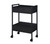 SILVERFOX Black Mobile Tattoo Cart with 2 lockable drawers