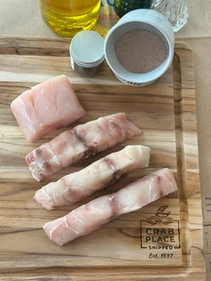 Striped Bass, locally called "Rockfish" Fillets