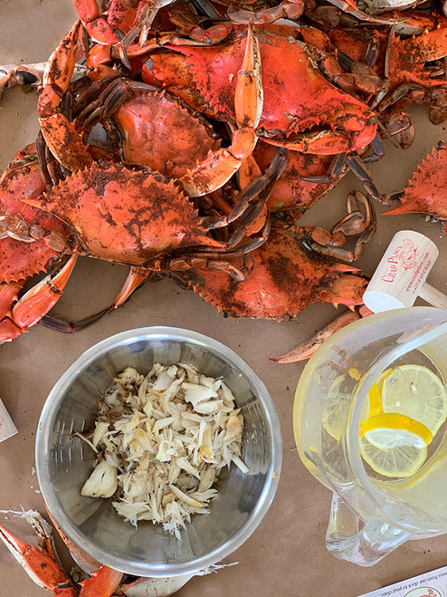 Steamed Maryland Blue Crabs