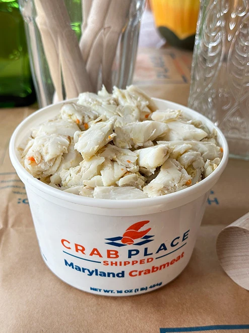 Jumbo Lump. Premium crabmeat from the meatiest part of the crab.