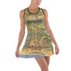 Cotton Racerback Dress - Disneyland Vintage Map