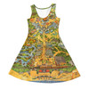 Girls Sleeveless Dress - Disneyland Vintage Map