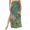 Maxi Sarong Skirt - Disneyland Colorful Map