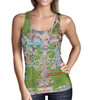 Women's Tank Top - Magic Kingdom Map