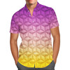 Men's Button Down Short Sleeve Shirt - Epcot Spaceship Earth