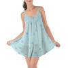 Beach Cover Up Dress - Frozen Ice Queen Snow Flakes