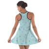 Cotton Racerback Dress - Frozen Ice Queen Snow Flakes