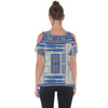 Cold Shoulder Tunic Top - Little Blue Droid