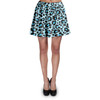 Skater Skirt - Ken's Bright Blue Leopard Print