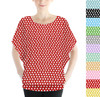 Batwing Chiffon Top - Mouse Ears Polka Dots