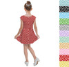 Girls Cap Sleeve Pleated Dress - Mouse Ears Polka Dots