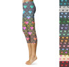 Sport Capri Leggings - Mouse Ears Watercolor