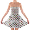 Sweetheart Strapless Skater Dress - Villains Mouse Ears