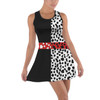 Cotton Racerback Dress - Cruella de Vil Villains Inspired