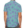 Men's Button Down Short Sleeve Shirt - Sully Fur Monsters Inc Inspired