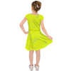 Girls Short Sleeve Skater Dress - Joy Inside Out Inspired