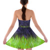 Sweetheart Strapless Skater Dress - Forest of Thorns Maleficent Villains Inspired