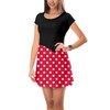 Short Sleeve Dress - Minnie Rock The Dots