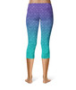 Sport Capri Leggings - Ariel Mermaid Inspired