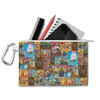 Canvas Zip Pouch - Frontierland Vintage Attraction Posters