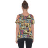 Cold Shoulder Tunic Top - Pixar Up Travel Posters