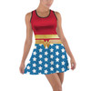 Cotton Racerback Dress - Wonder Woman Super Hero Inspired