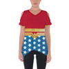 Cold Shoulder Tunic Top - Wonder Woman Super Hero Inspired