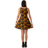 Sleeveless Flared Dress - Halloween Mickey Pumpkins