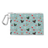 Canvas Zip Pouch - Christmas Mickey & Minnie Reindeers