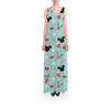 Flared Maxi Dress - Christmas Mickey & Minnie Reindeers