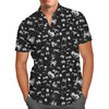 Men's Button Down Short Sleeve Shirt - Space Ship Battle Star Wars Inspired