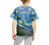 Youth Cotton Blend T-Shirt - Van Gogh Starry Night