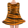 Longsleeve Skater Dress - Tigger Stripes Winnie The Pooh Inspired