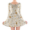 Longsleeve Skater Dress - Hunny Pots Winnie The Pooh Inspired