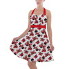 Halter Vintage Style Dress - Minnie Bows and Mouse Ears