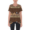 Cold Shoulder Tunic Top - Tribal Stripes Lion King Inspired