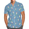 Men's Button Down Short Sleeve Shirt - Buzz Lightyear Space Ships