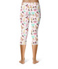 Sport Capri Leggings - Mouse Ears Snacks in Pastel Watercolor