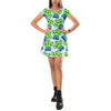 Short Sleeve Dress - Little Green Aliens Toy Story Inspired