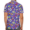 Men's Button Down Short Sleeve Shirt - Poco Loco Coco Inspired