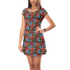 Short Sleeve Dress - Happy Stitch Christmas