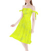 Strapless Bardot Midi Dress - Joy Inside Out Inspired