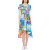 High Low Midi Dress - Its A Small World Disney Parks Inspired