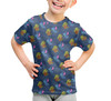 Youth Cotton Blend T-Shirt - Stitch Meets The Child