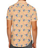 Men's Button Down Short Sleeve Shirt - Tropical Stitch