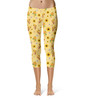 Sport Capri Leggings - Spike The Bee and Orange Bird