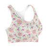 Sports Bra - Peachy Floral Minnie Ears