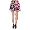 Skater Skirt - Fuchsia Pink Floral Minnie Ears