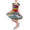 Girls Short Sleeve Skater Dress - The Mosaic Wall