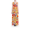 Flared Maxi Dress - Magical Breakfast Waffles